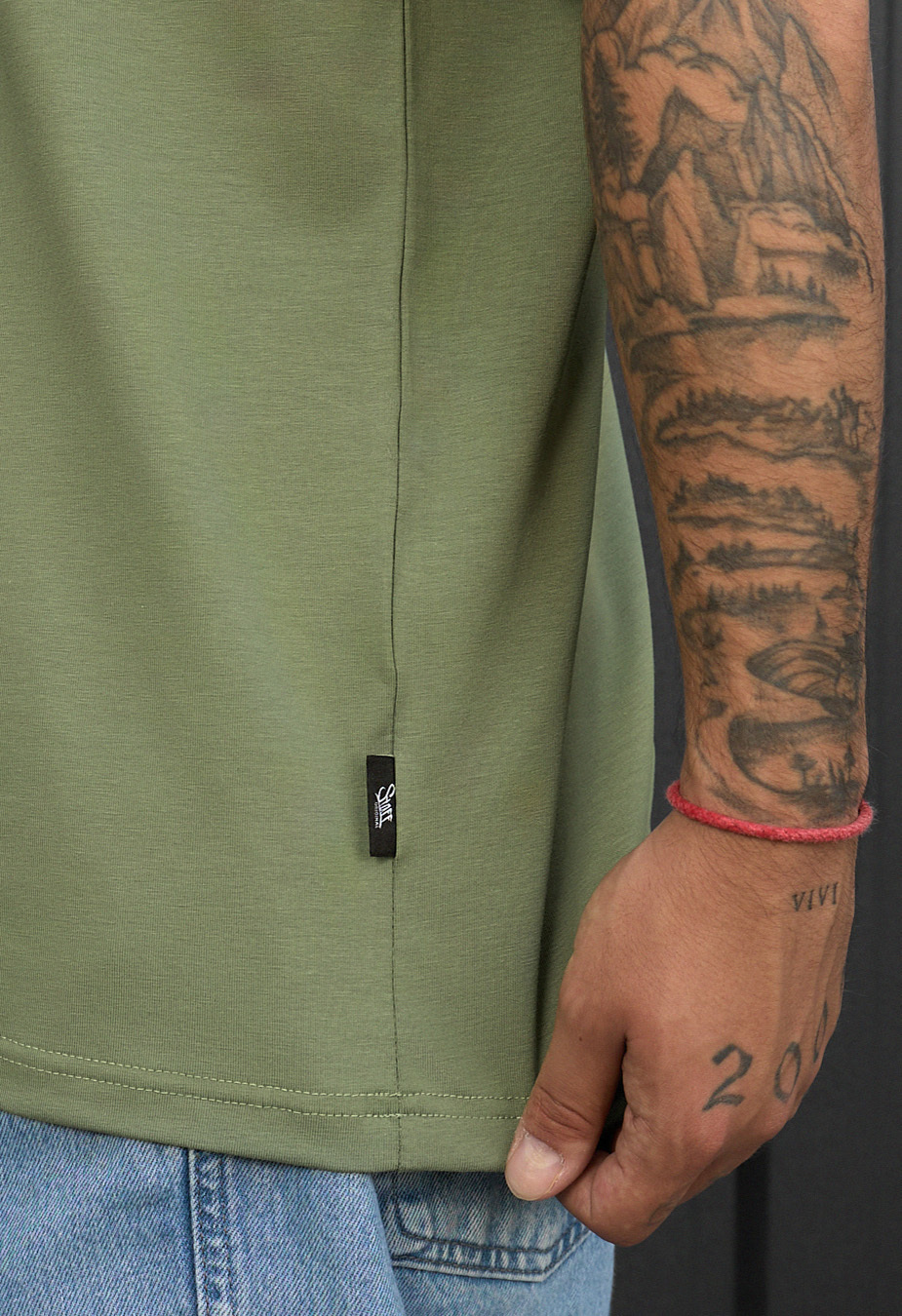 Koszulka Staff reglan khaki
