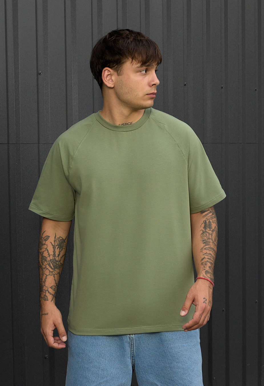 Koszulka Staff reglan khaki