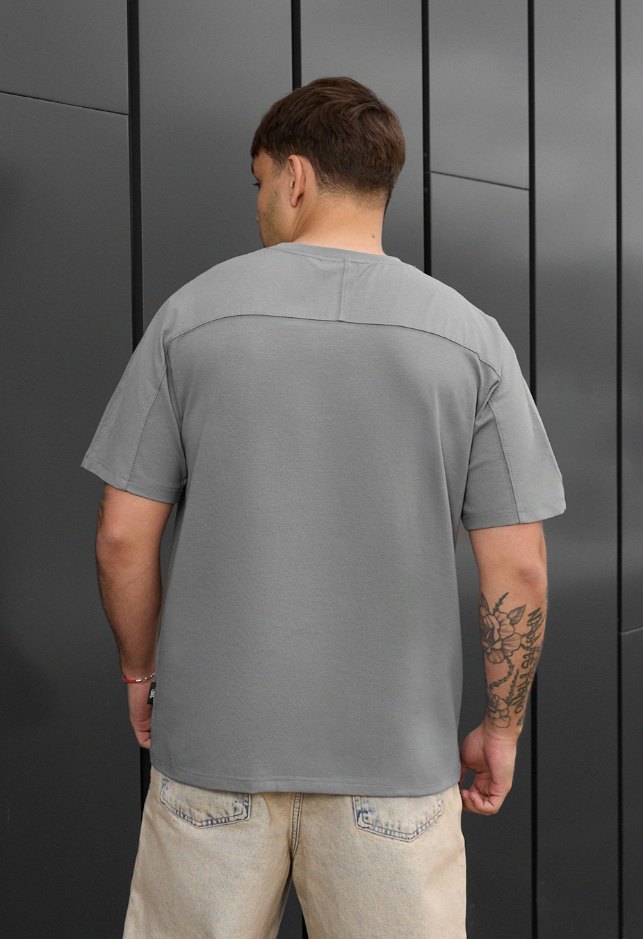 Koszulka Staff reglan gray
