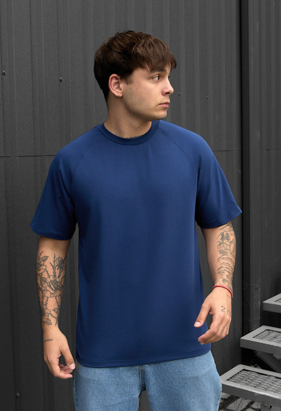 Koszulka Staff reglan navy