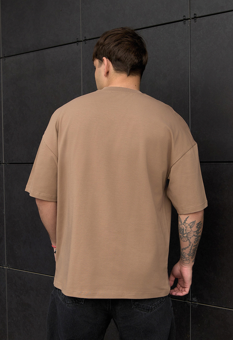 Koszulka Staff brown oversize