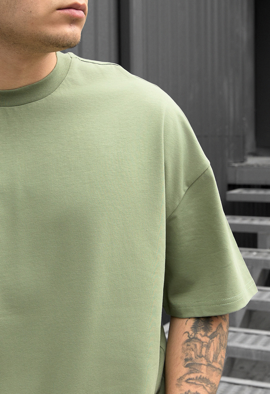 Koszulka Staff green oversize