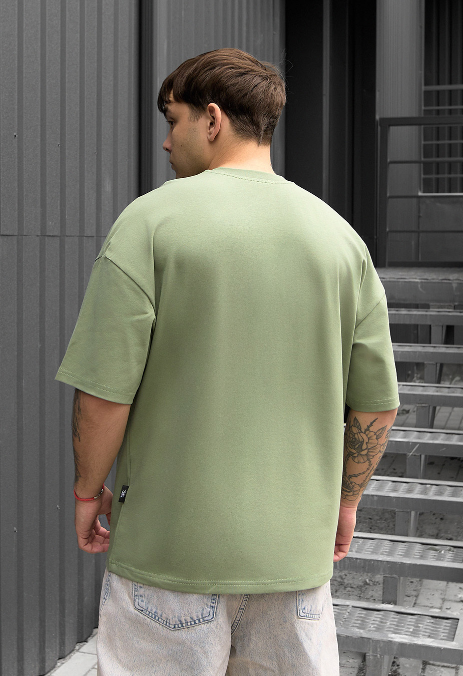 Koszulka Staff green oversize