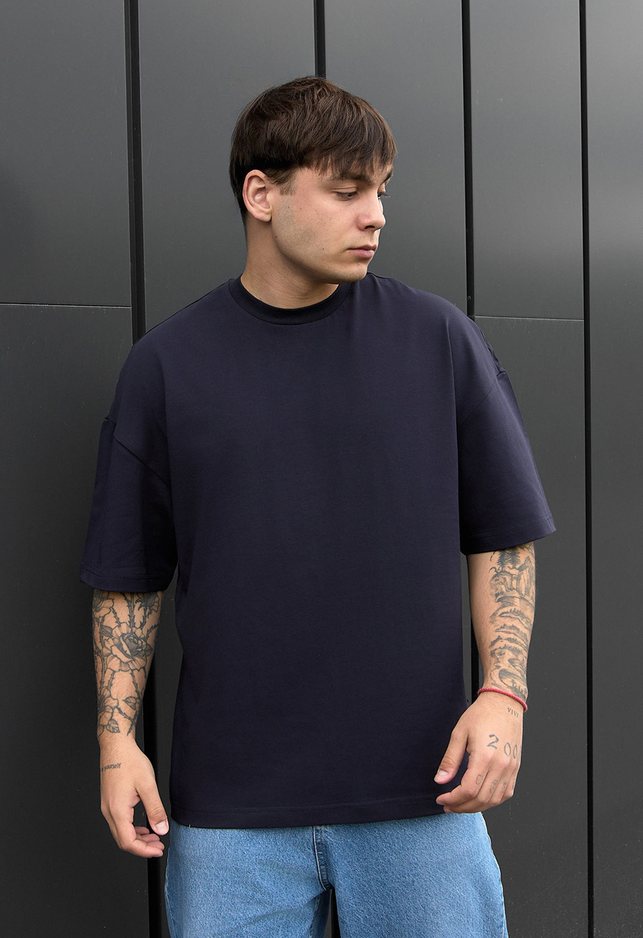 Koszulka Staff navy oversize