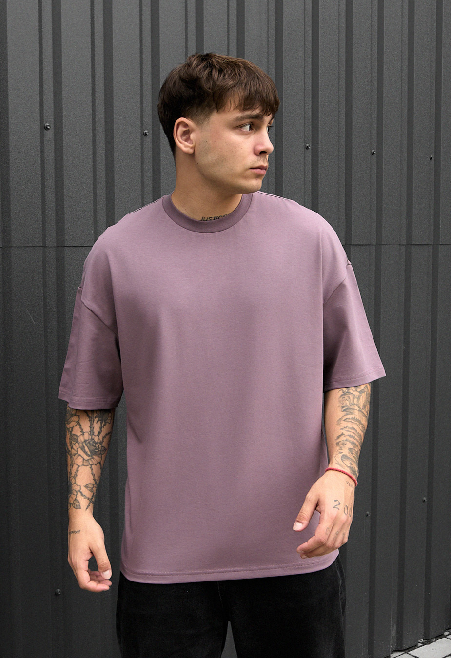 Koszulka Staff purple oversize