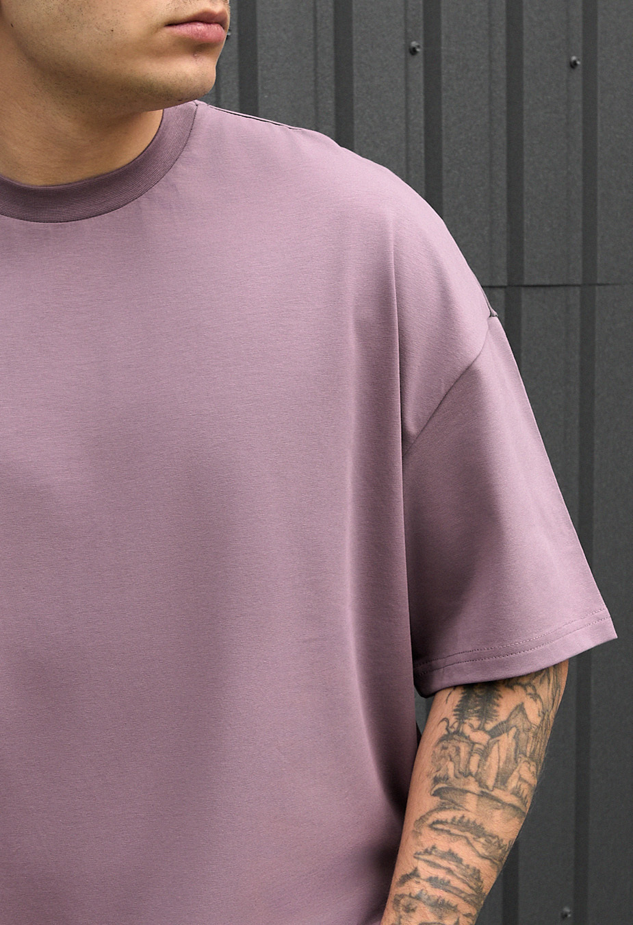 Koszulka Staff purple oversize