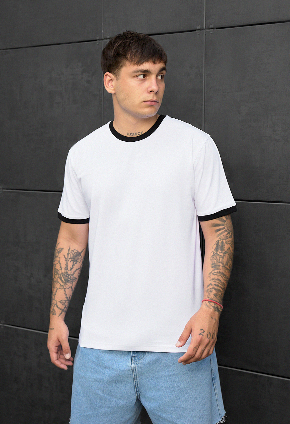 Koszulka Staff ve white & black