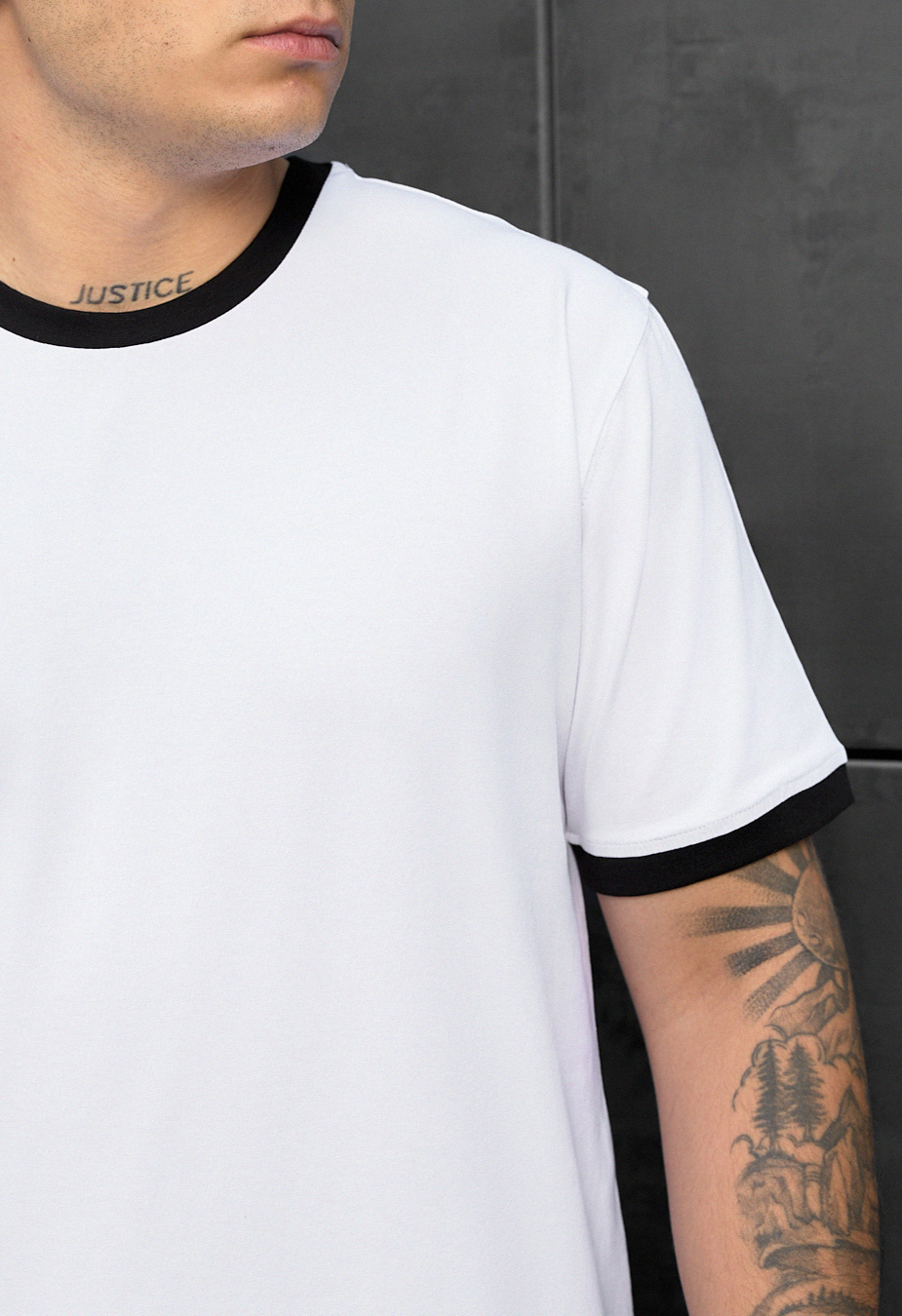 Koszulka Staff ve white & black