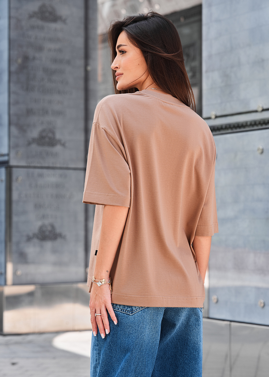 Koszulka Staff brown oversize