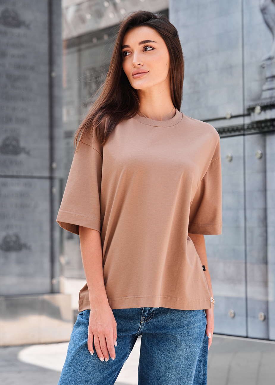 Koszulka Staff brown oversize