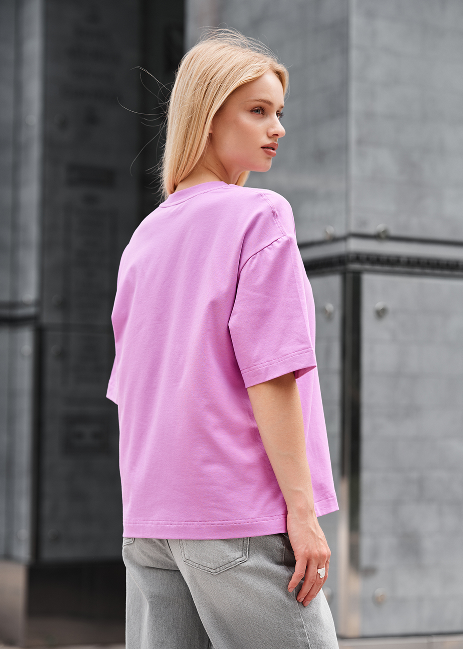 Koszulka Staff lilac oversize
