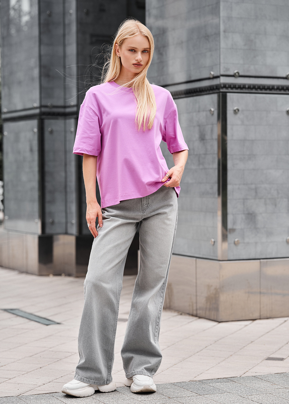 Koszulka Staff lilac oversize