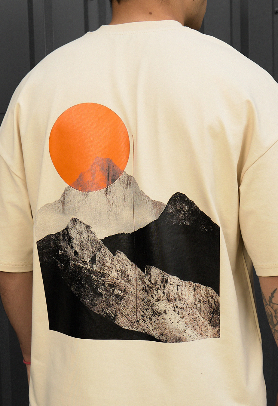 Koszulka Staff logo & sun oversize