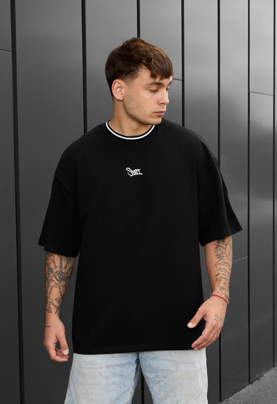 Koszulka Staff black logo oversize
