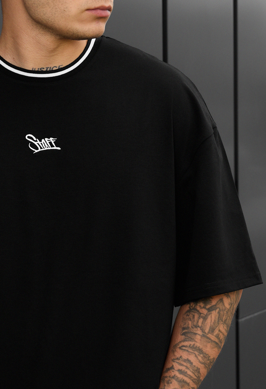 Koszulka Staff black logo oversize
