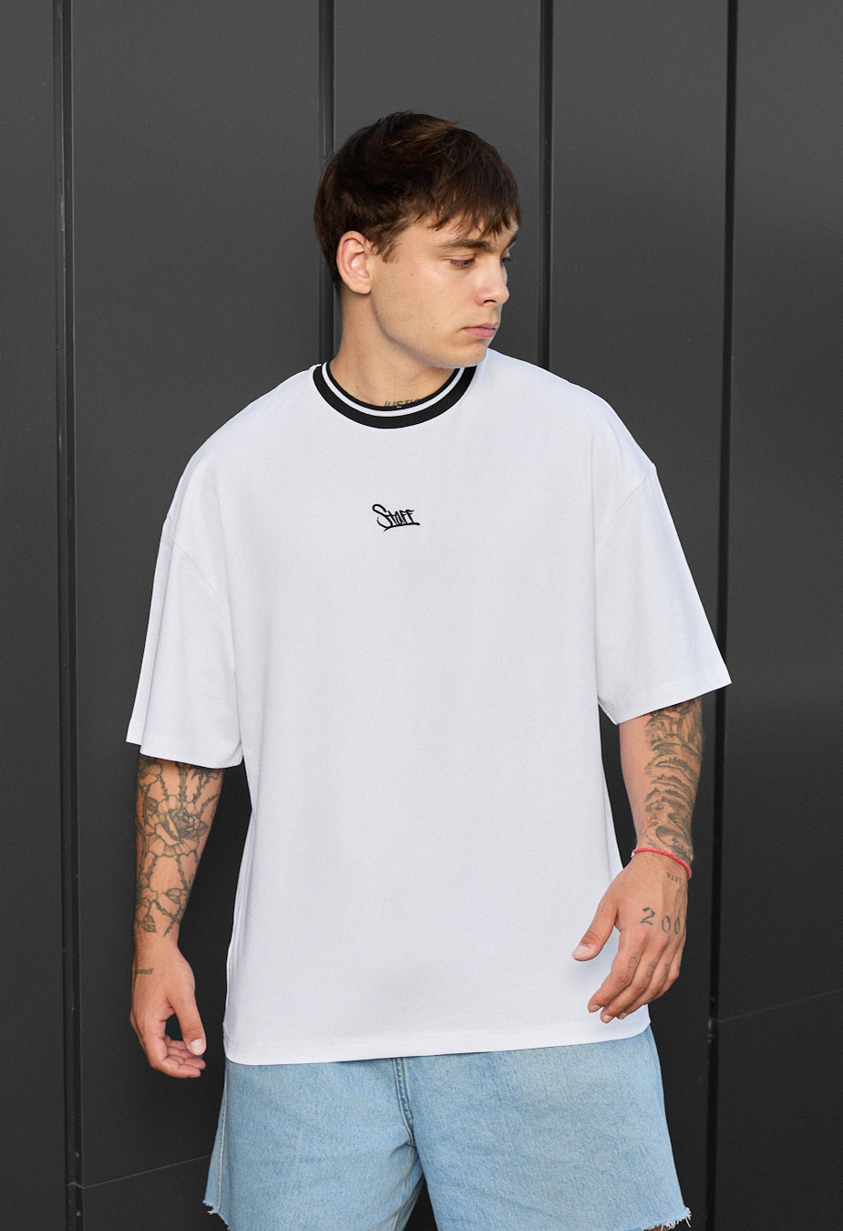 Koszulka Staff white logo oversize