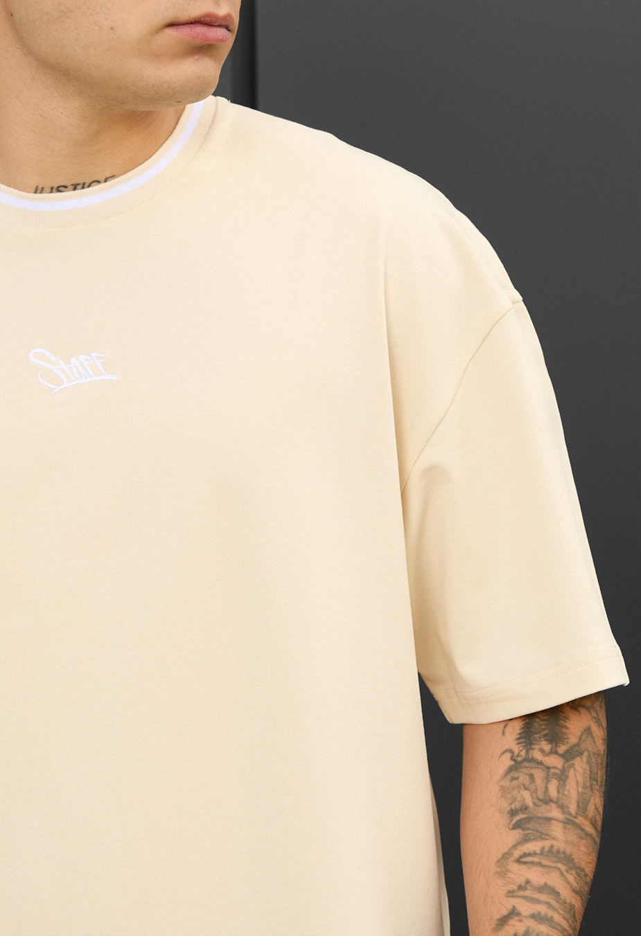 Koszulka Staff milk logo oversize