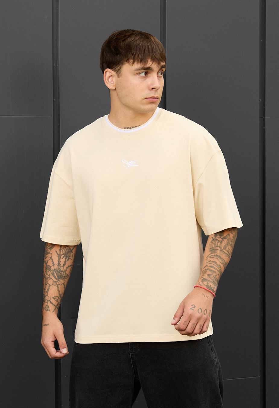 Koszulka Staff milk logo oversize