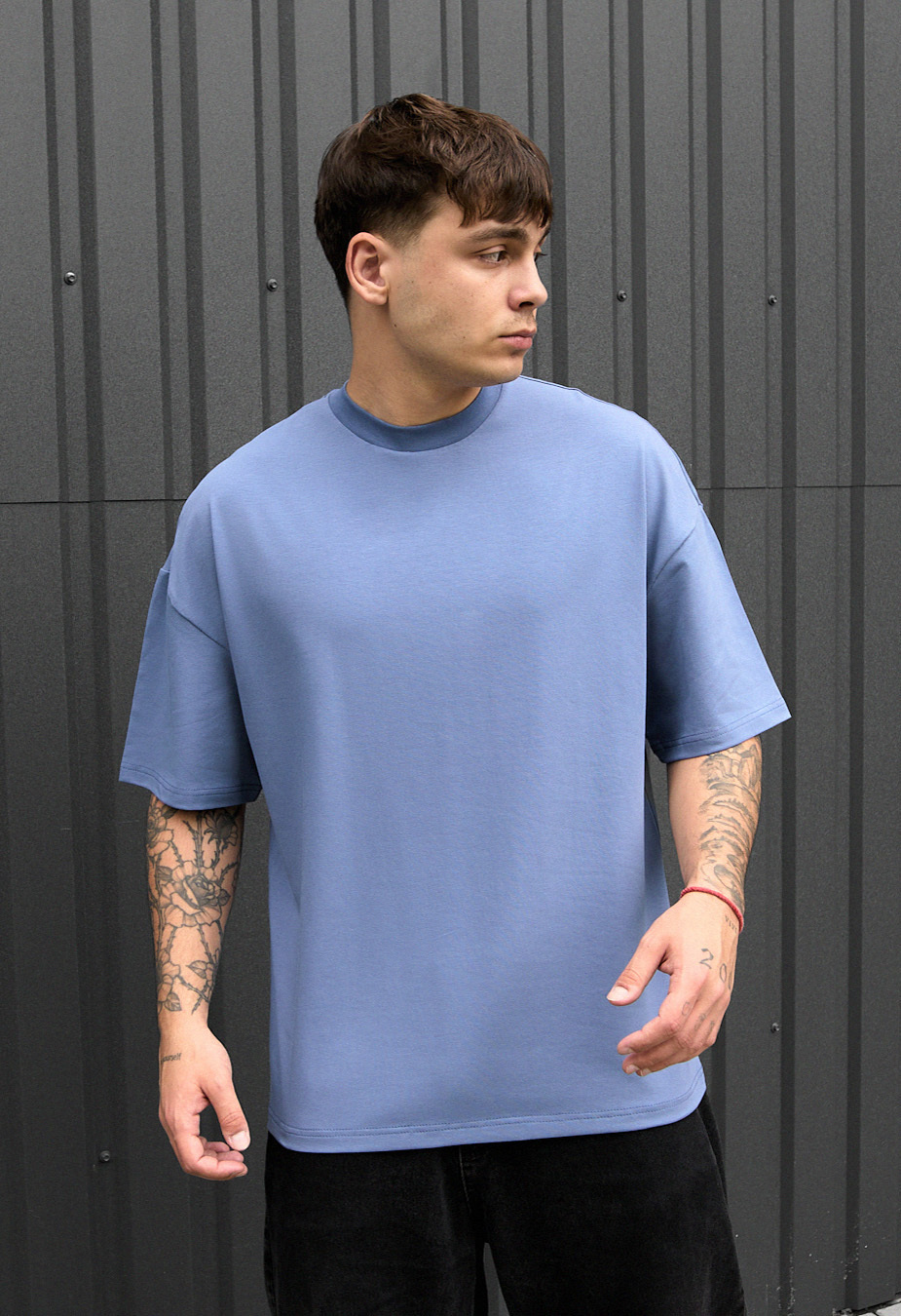 Koszulka Staff blue oversize