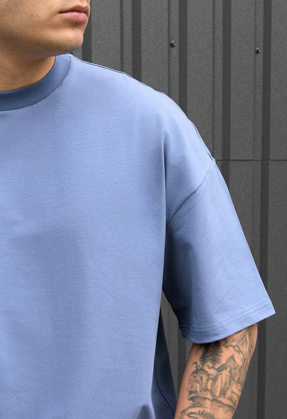 Koszulka Staff blue oversize