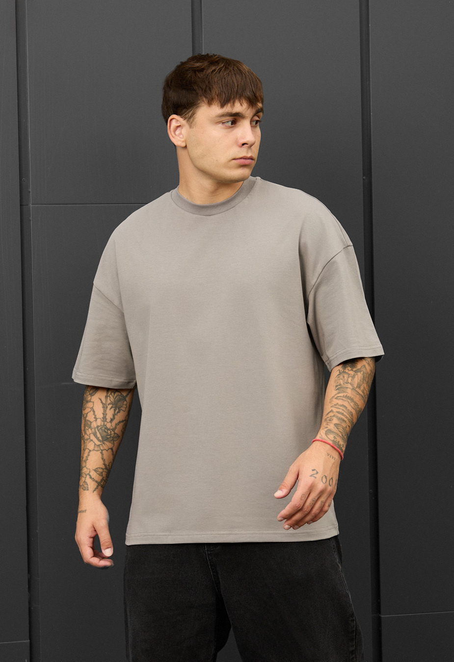 Koszulka Staff gray oversize