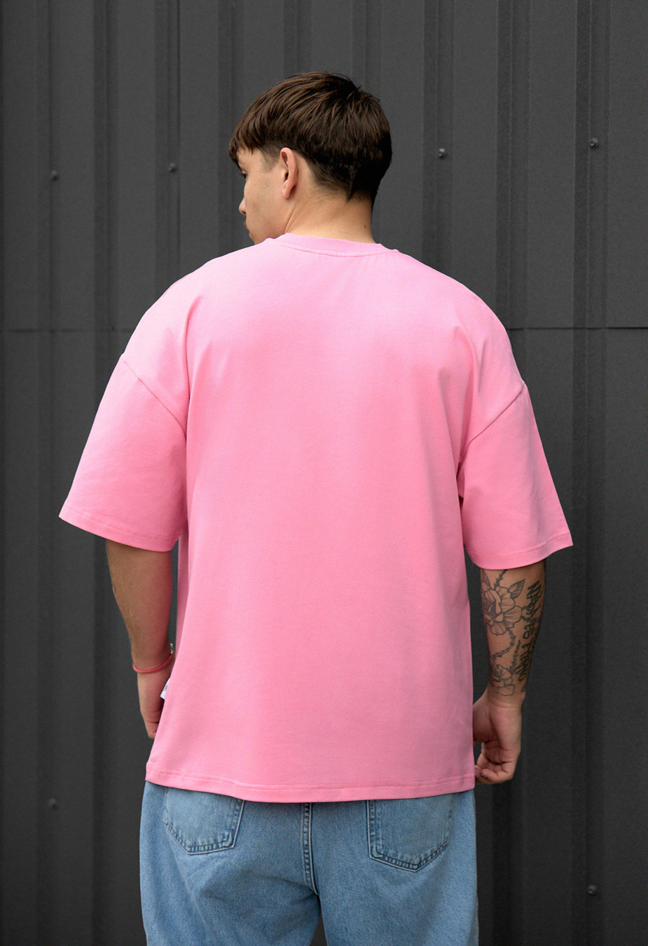 Koszulka Staff pink oversize