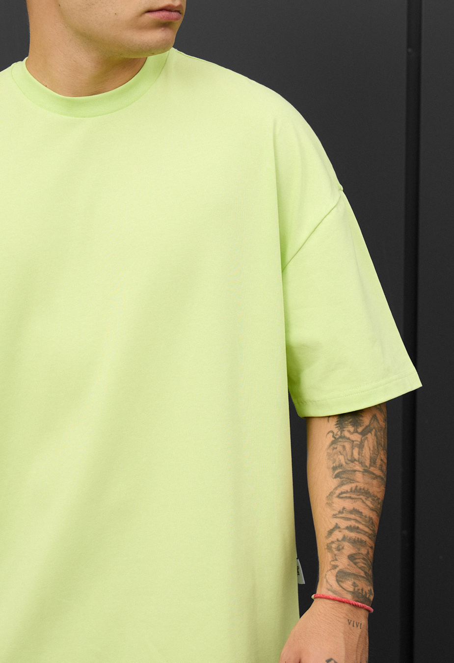 Koszulka Staff light green oversize