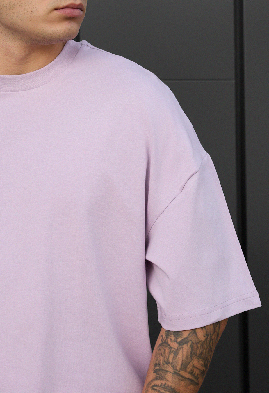 Koszulka Staff lilac oversize