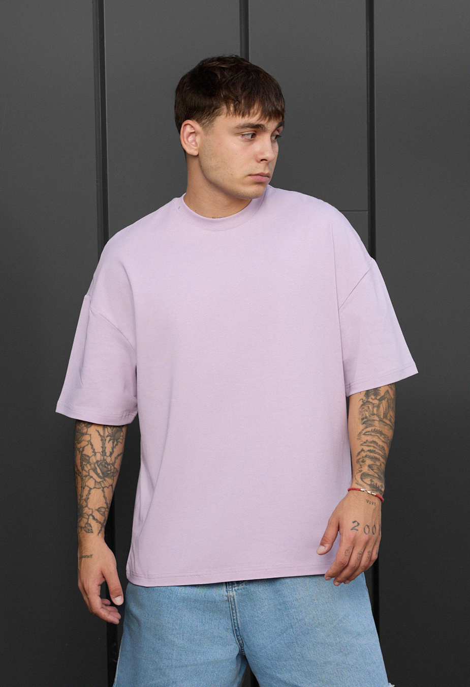 Koszulka Staff lilac oversize