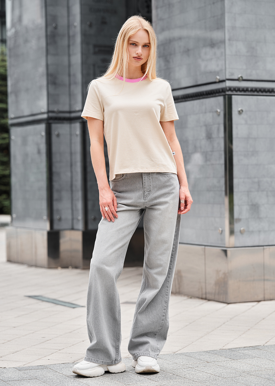 Koszulka Staff in milk & pink