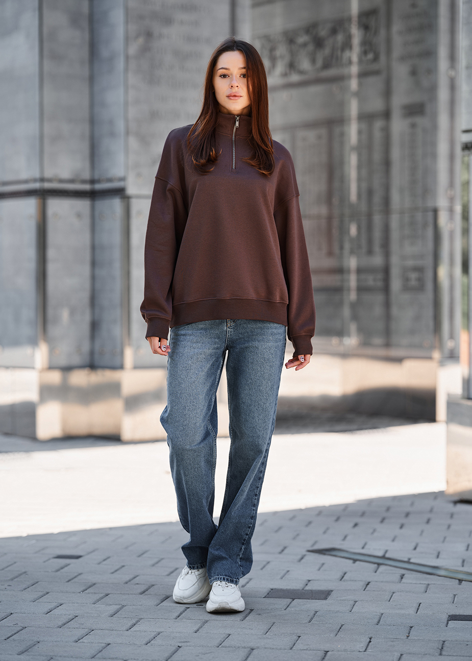 Olimpijka Staff mau brown oversize