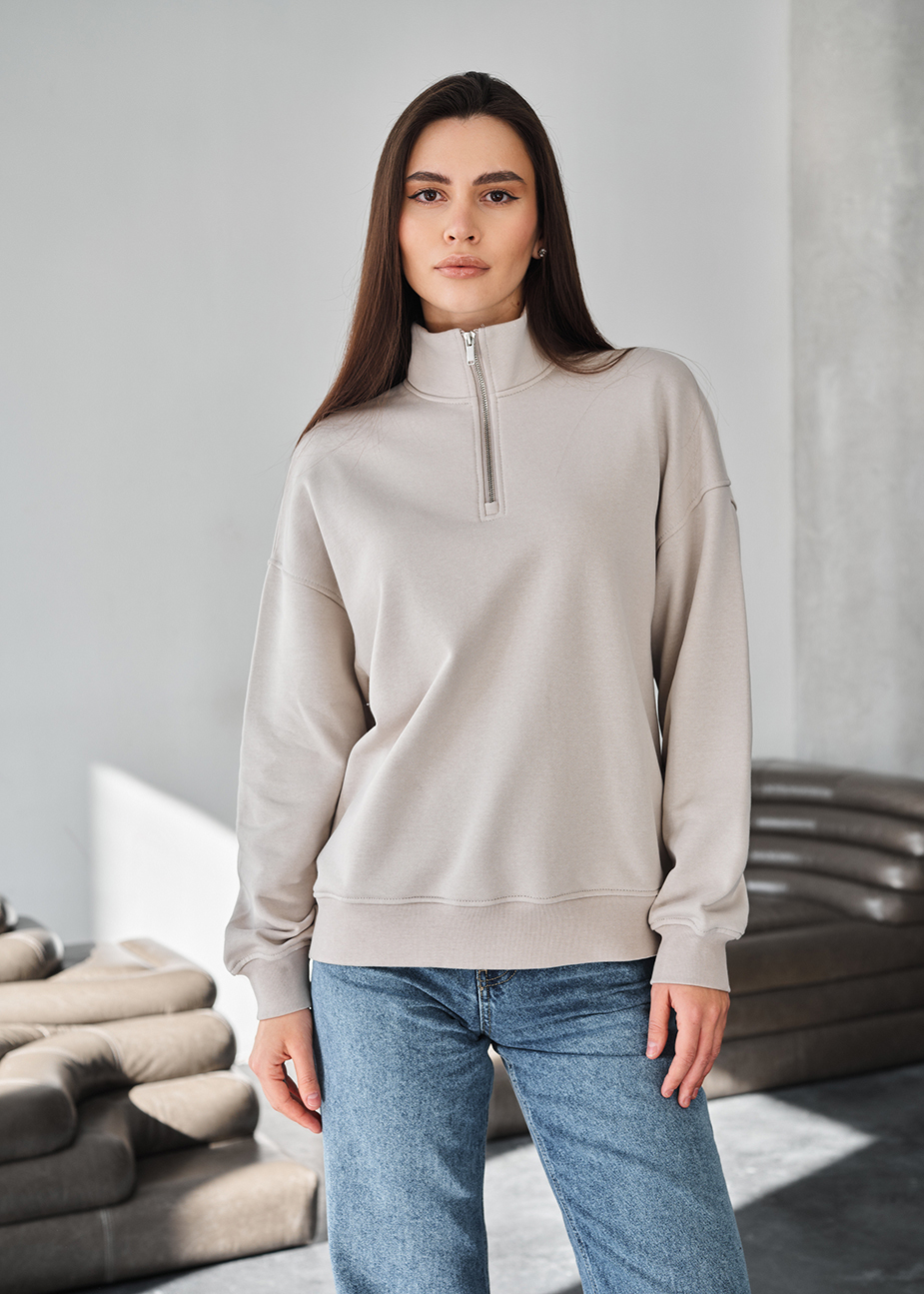 Olimpijka Staff mau light gray oversize