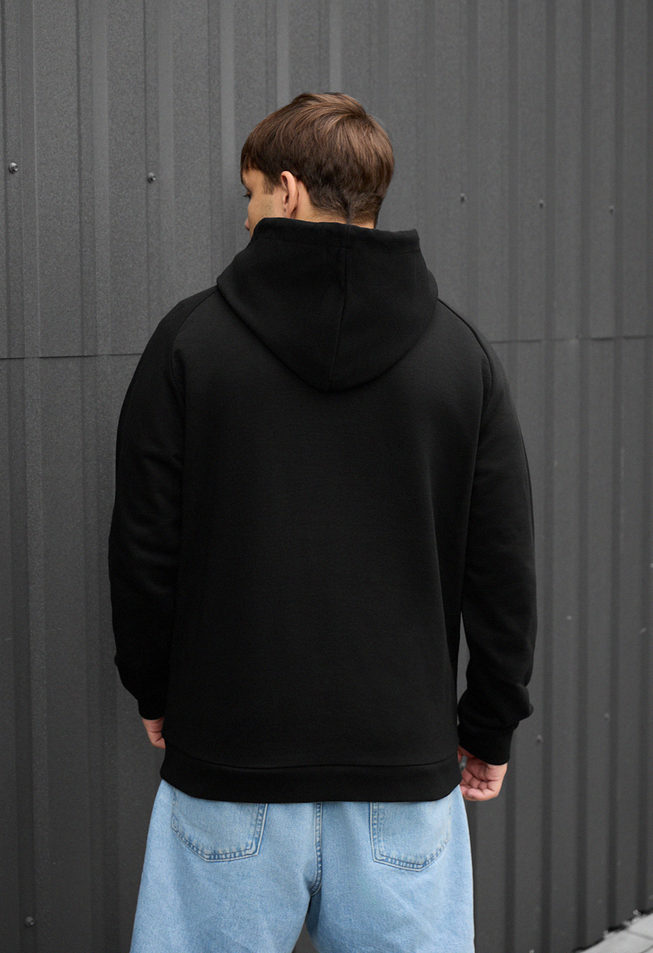 Bluza Staff re black logo oversize