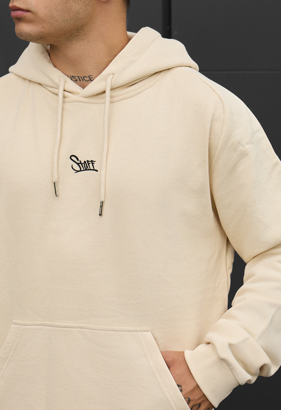 Bluza Staff re milk logo oversize
