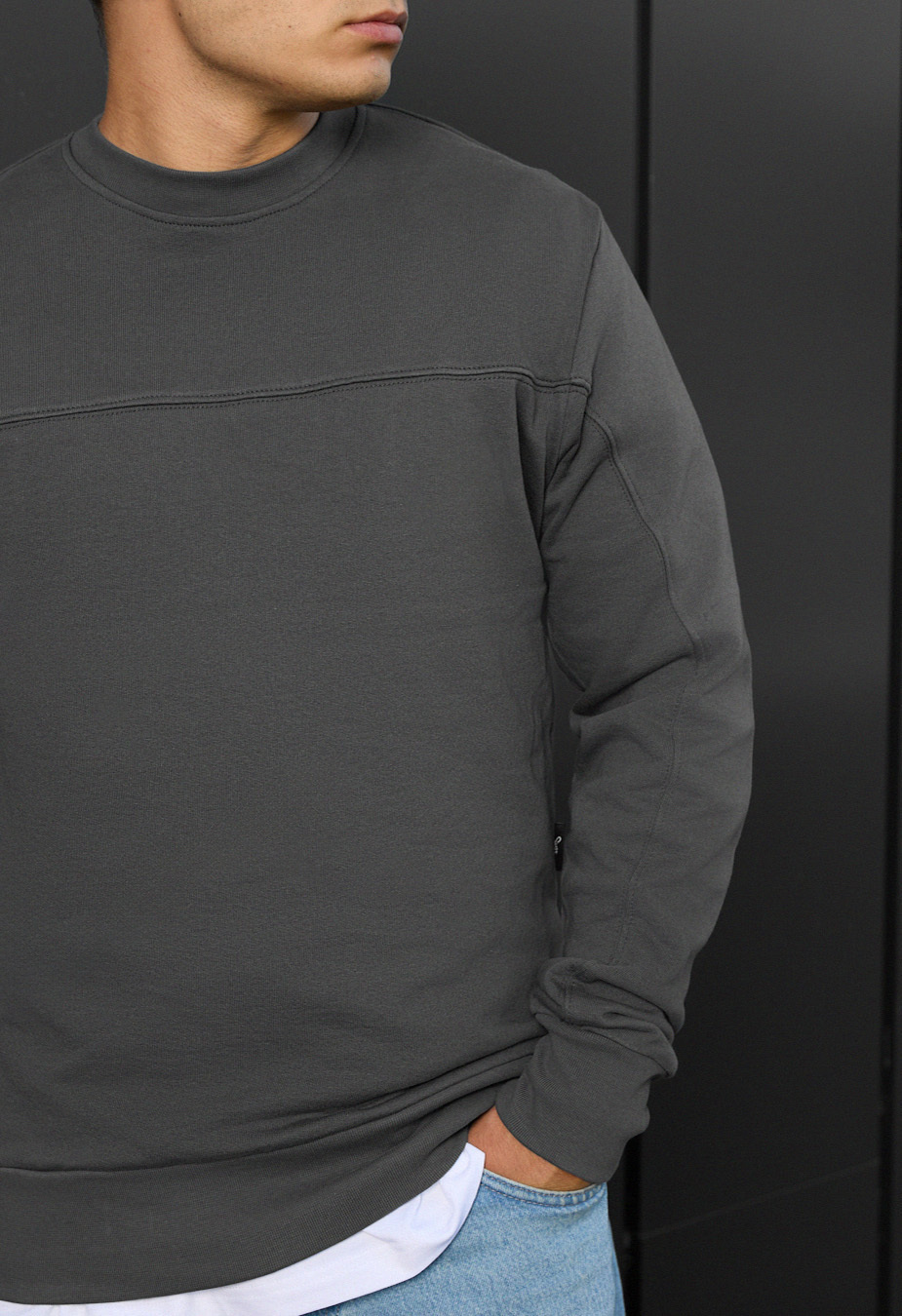 Bluza Staff dark gray basic