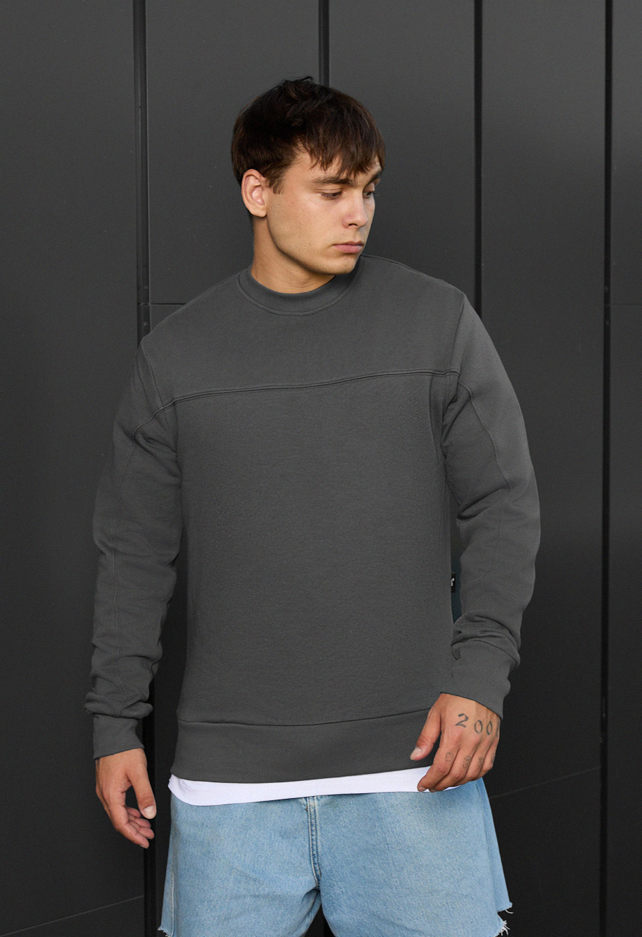 Bluza Staff dark gray basic