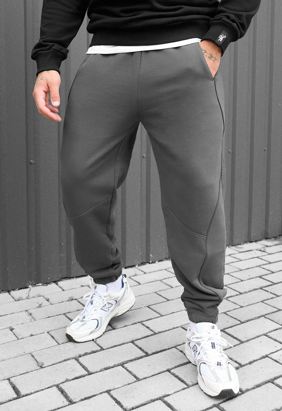 Spodnie dresowe Staff ers gray