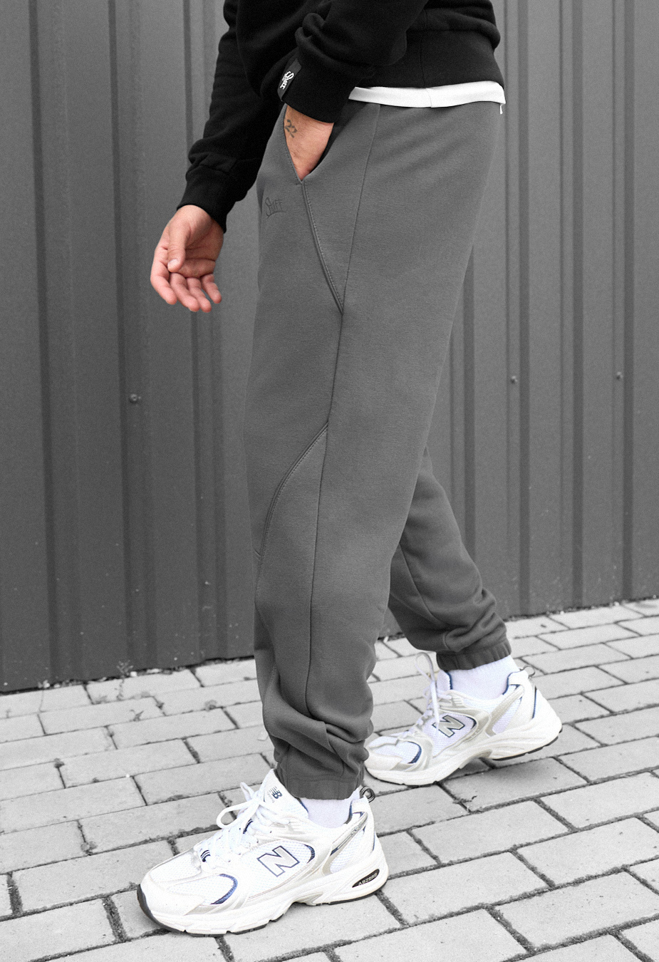 Spodnie dresowe Staff ers gray