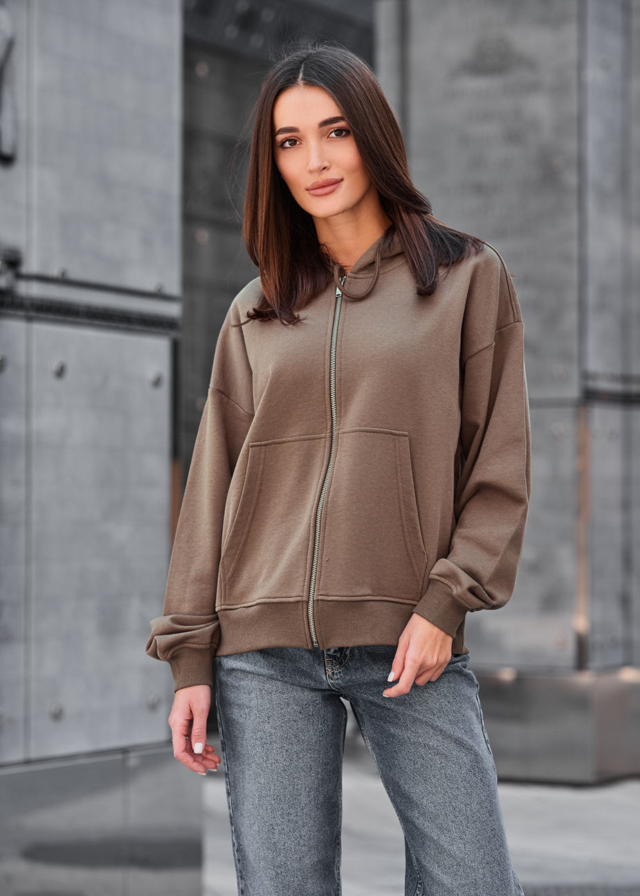 Bluza Staff fiz brown oversize