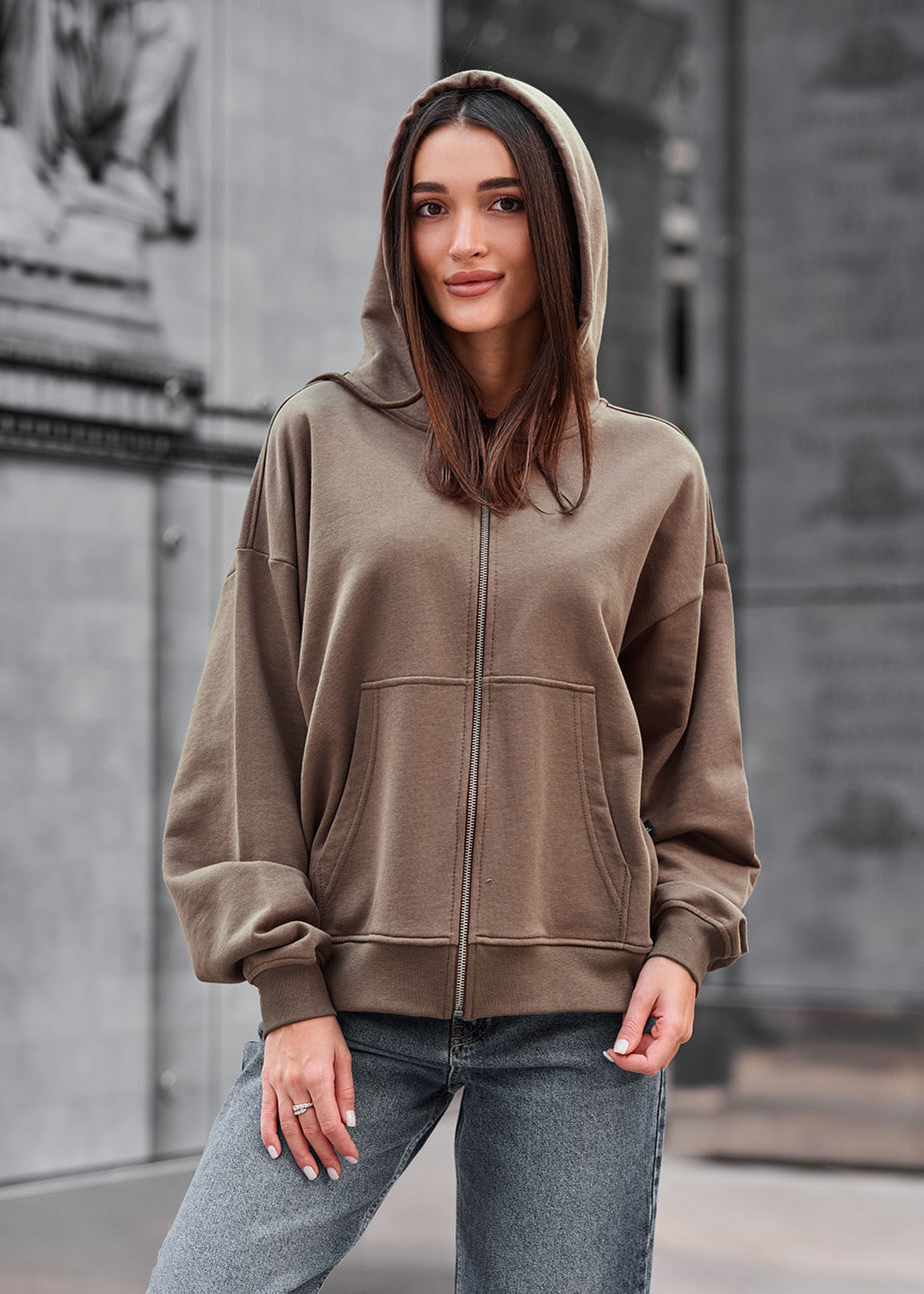Bluza Staff fiz brown oversize
