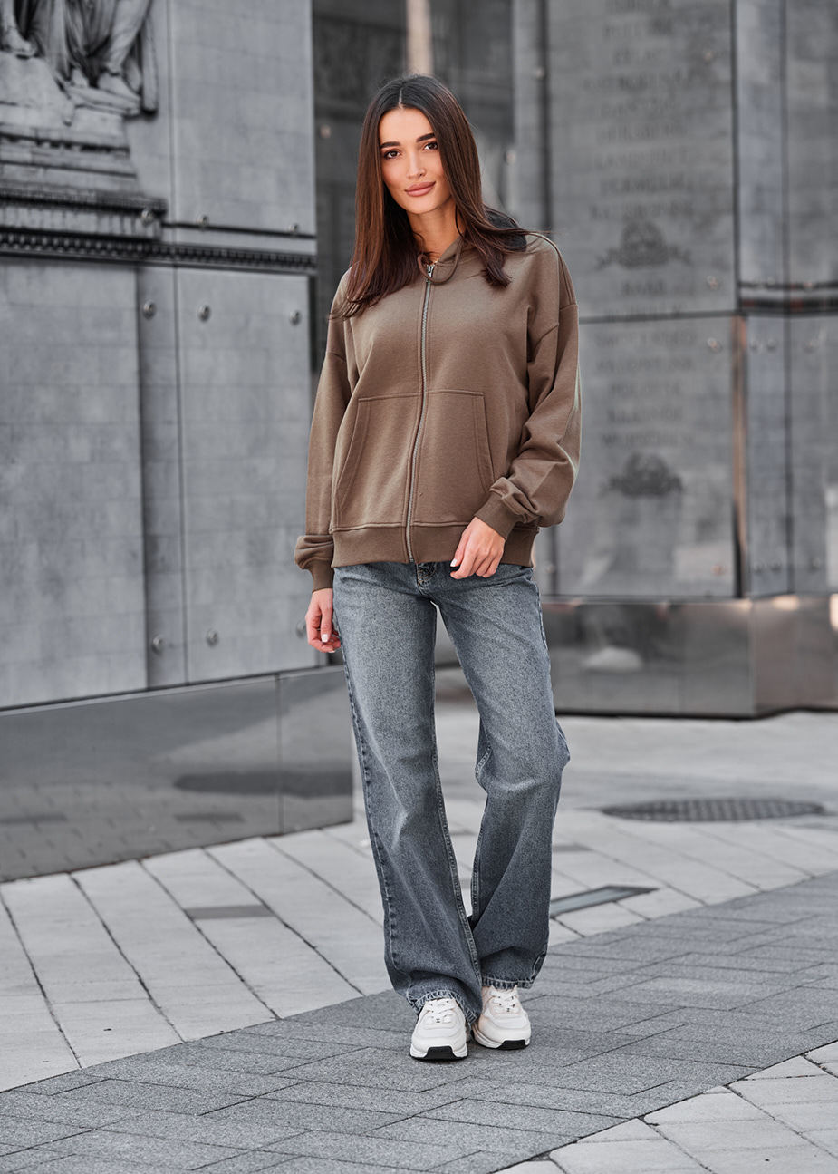 Bluza Staff fiz brown oversize