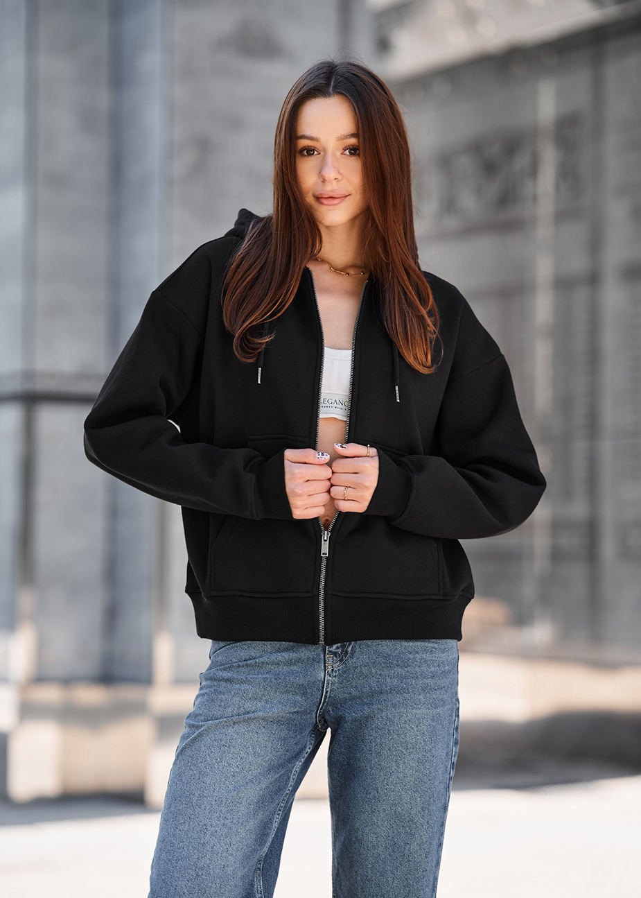 Bluza Staff fiz black oversize fleece