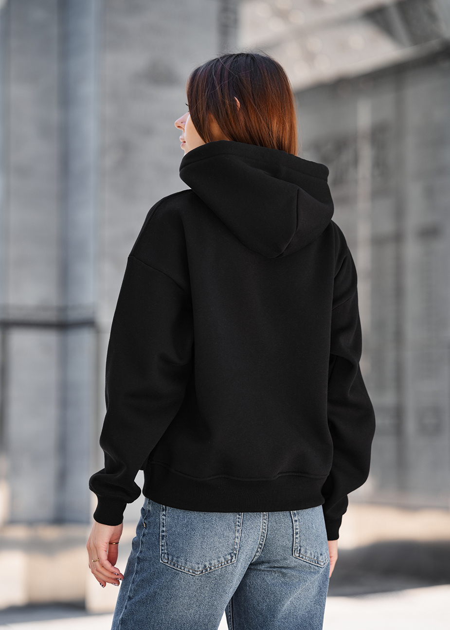 Bluza Staff fiz black oversize fleece