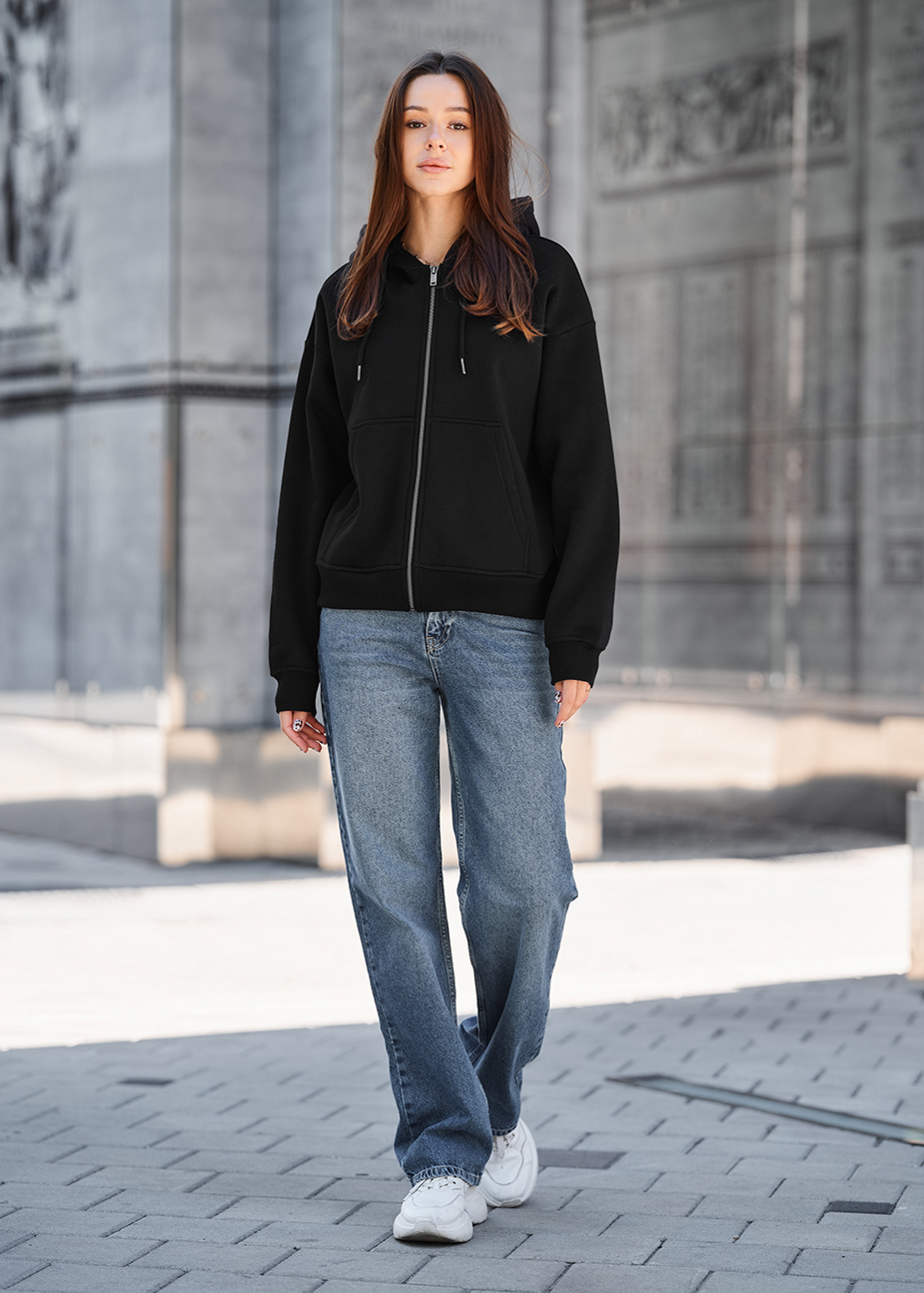 Bluza Staff fiz black oversize fleece