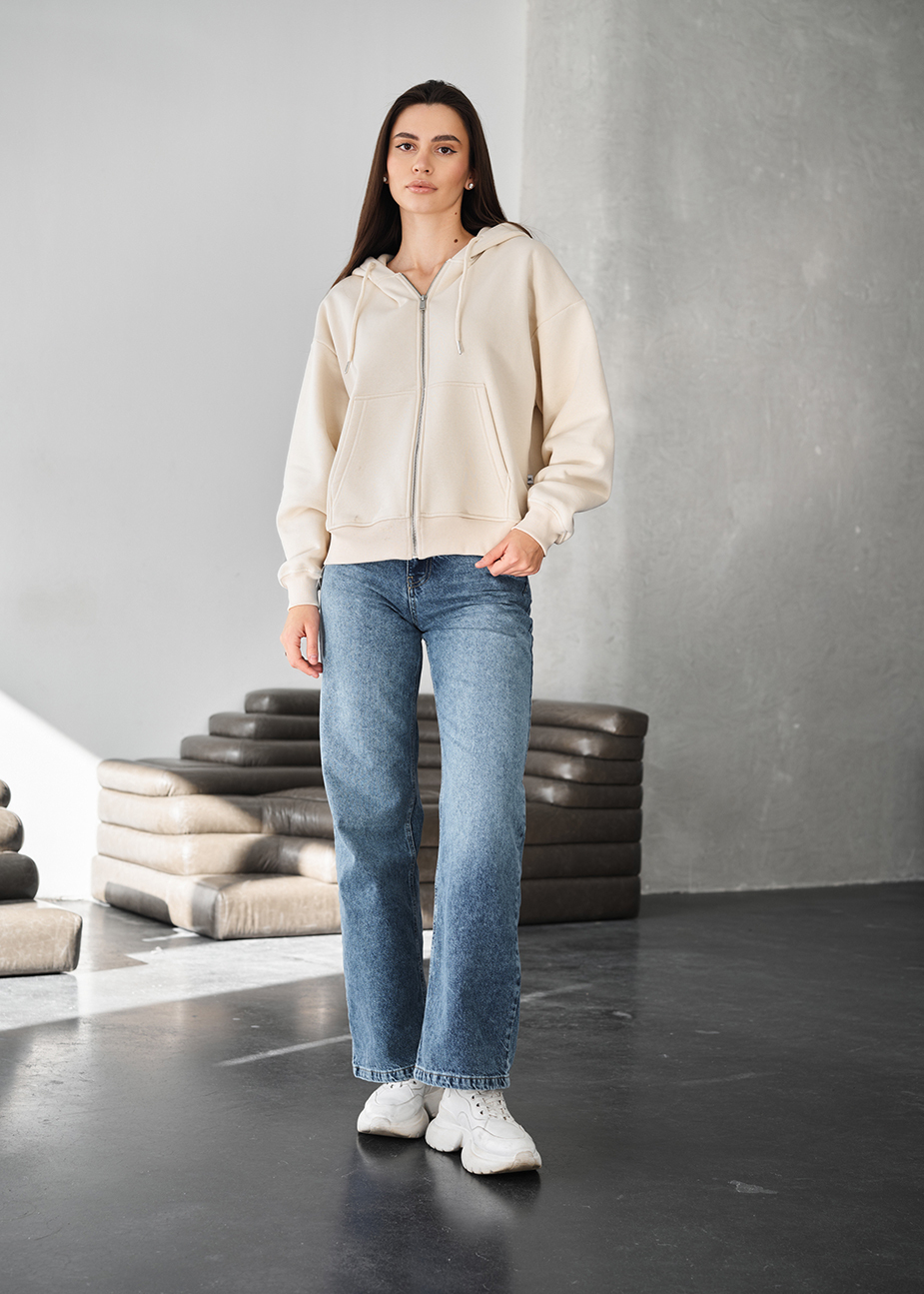 Bluza Staff fiz milk oversize fleece