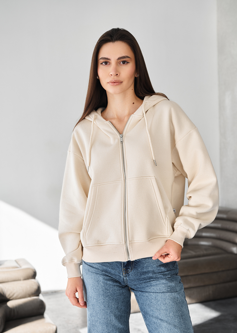 Bluza Staff fiz milk oversize fleece