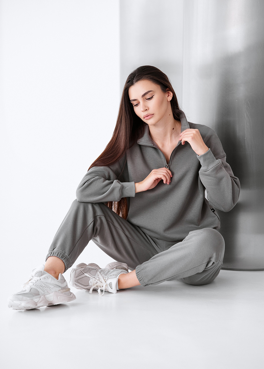 Dres Staff gray fleece