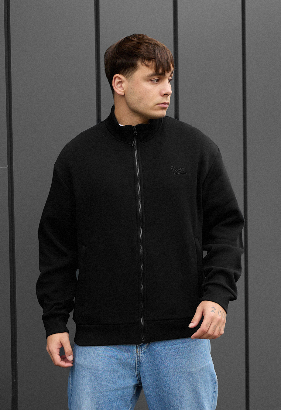 Olimpijka Staff chi black logo oversize fleece