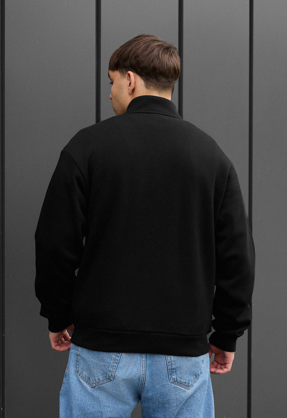 Olimpijka Staff chi black logo oversize fleece