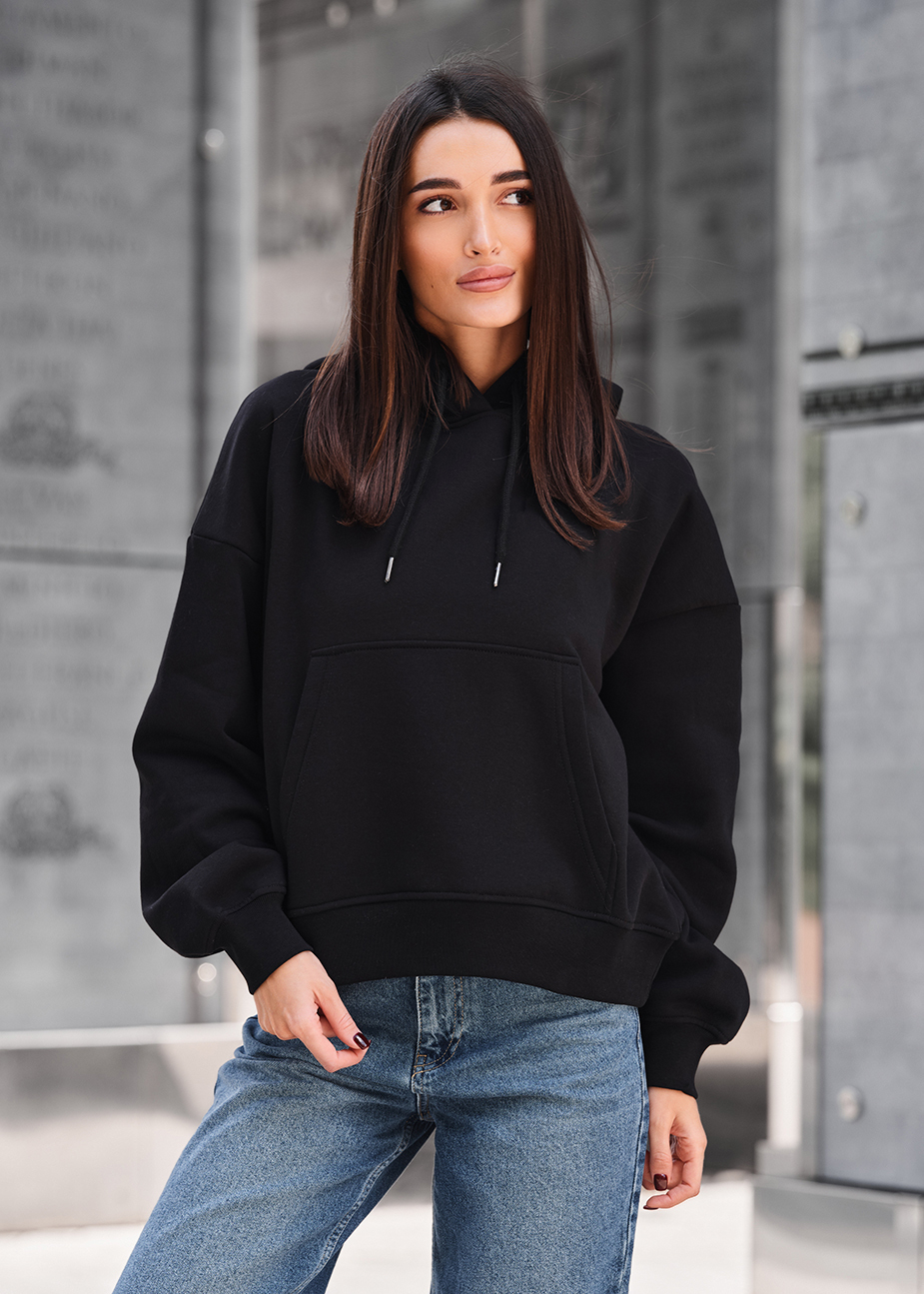 Bluza Staff ti black oversize fleece